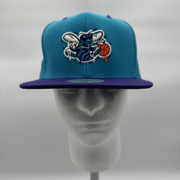 Mitchell & Ness Other - Mitchell & Ness HWC NBA Charlotte Hornets Cap 20977355 Snapback Hat BH780Y OSFM